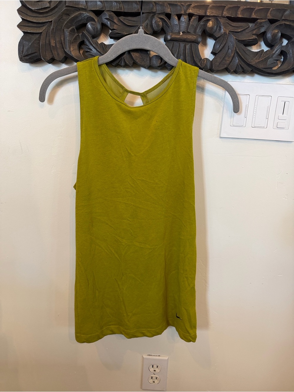 Nike Olive Green Racerback Tank Top